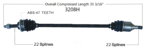 Right or Left Axle