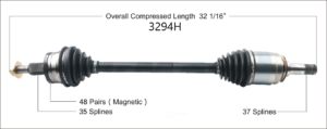 Left or Right Axle