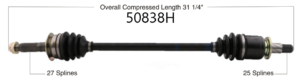 Left or Right Rear Axle