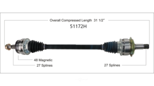 Right or Left Axle