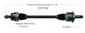 Left or Right Axle