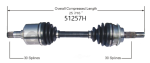 Left or Right Axle