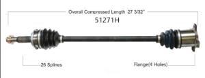 Left or Right Axle