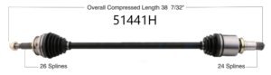 Right axle