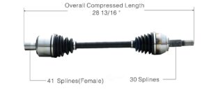 Right or Left Axle