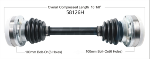 Left or Right Rear Axle