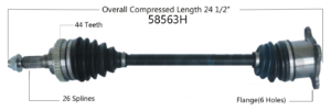 Left or Right Axle