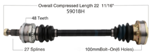 Left or Right Axle