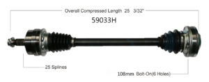 Left or Right Axle