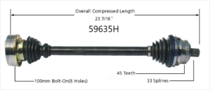 Left or Right Axle