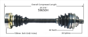 Left or Right Axle w/ ABS
