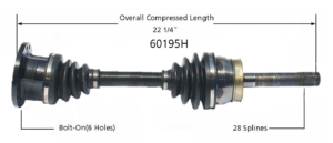 Left or Right Axle