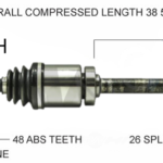 1999 to 2005 Volvo 80 series CV axle.