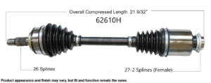 Civic pride starts with our new CV axle.